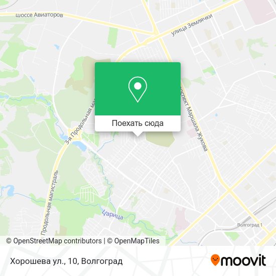 Карта Хорошева ул., 10