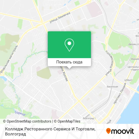 Карта Колледж Ресторанного Сервиса И Торговли