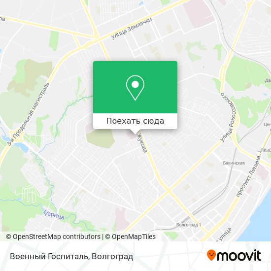 Карта Военный Госпиталь
