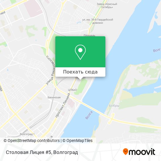 Карта Столовая Лицея #5
