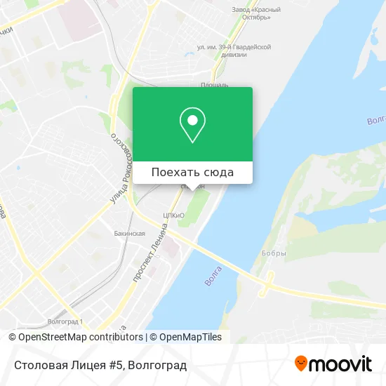Карта Столовая Лицея #5