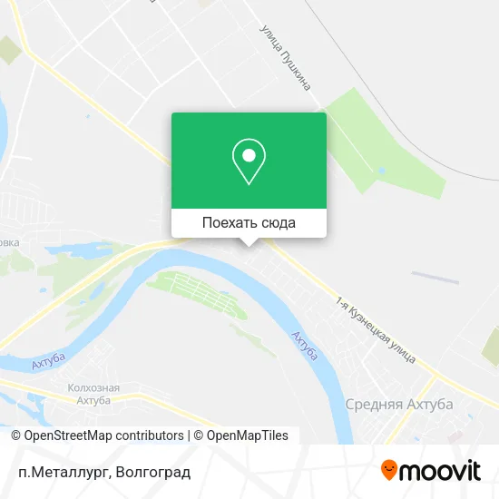 Карта п.Металлург