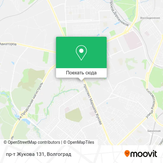 Карта пр-т Жукова 131