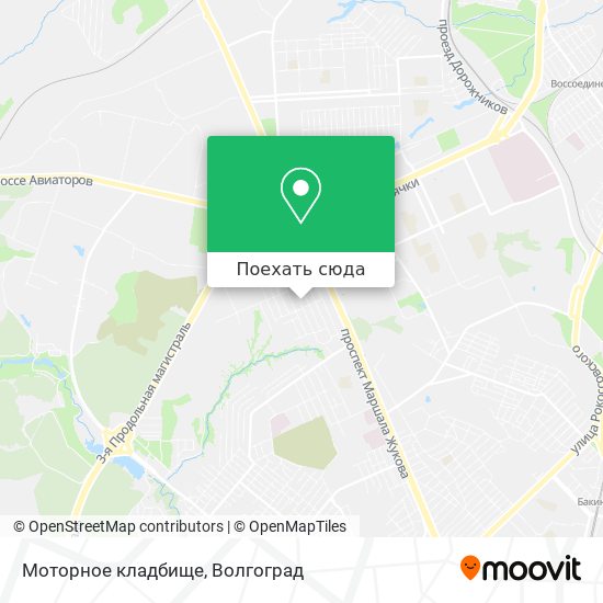 Карта Моторное кладбище