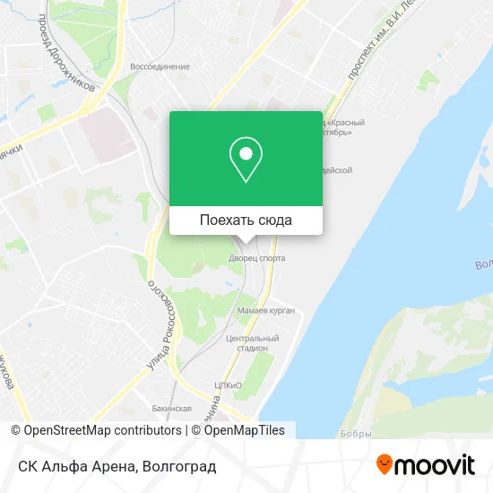 Карта СК Альфа Арена