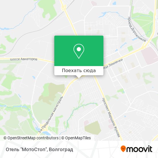 Карта Отель "МотоСтоп"