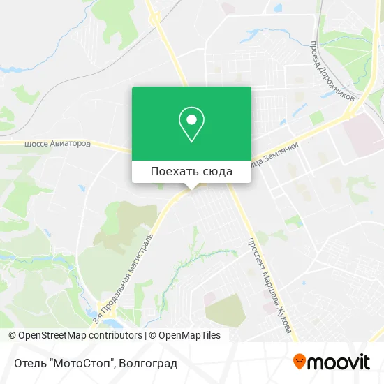 Карта Отель "МотоСтоп"