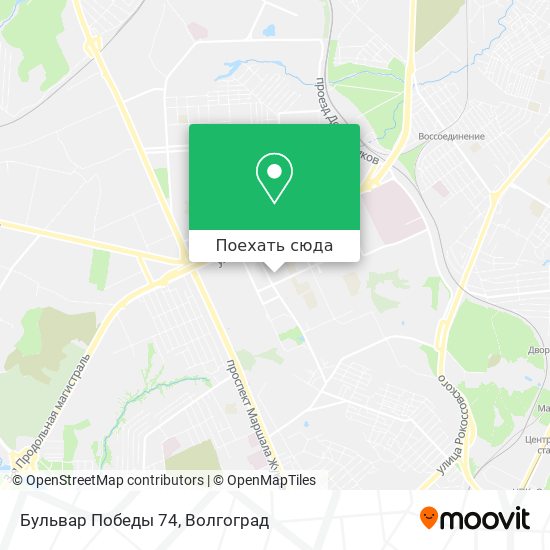 Карта Бульвар Победы 74