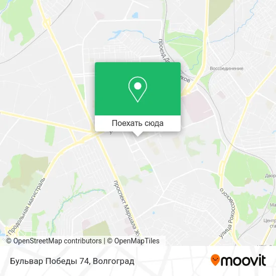 Карта Бульвар Победы 74