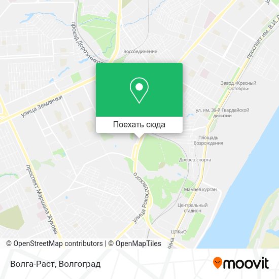 Карта Волга-Раст