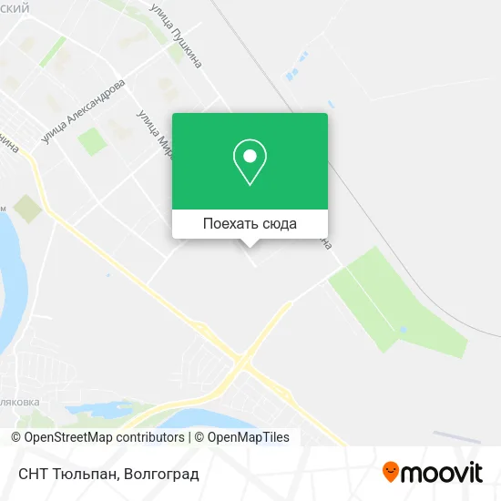 Карта СНТ Тюльпан