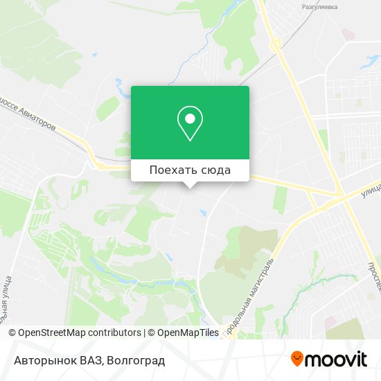 Карта Авторынок ВАЗ