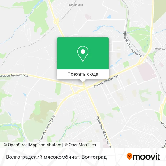 Карта Волгоградский мясокомбинат