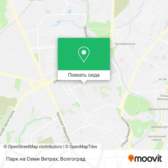 Карта Парк на Семи Ветрах