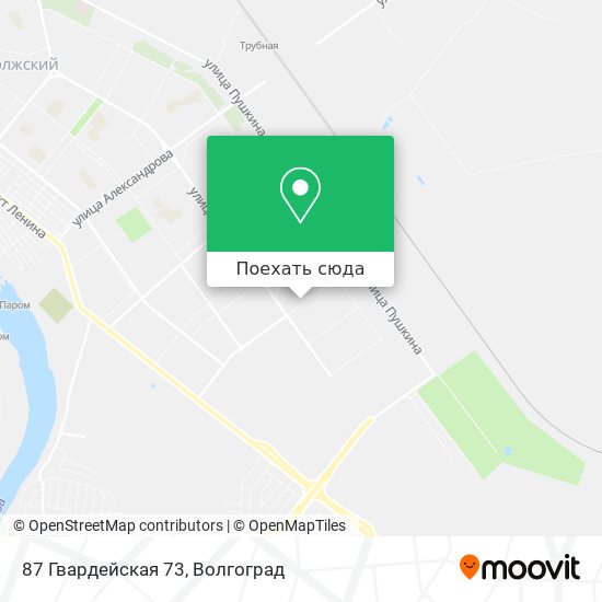 Карта 87 Гвардейская 73