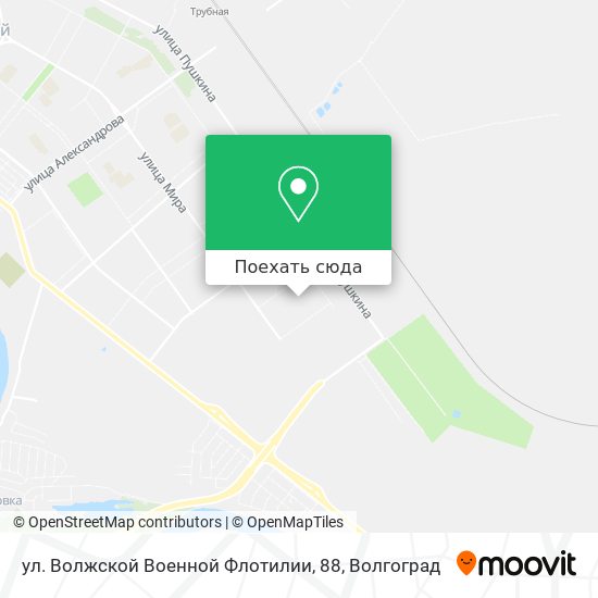 Карта ул. Волжской Военной Флотилии, 88