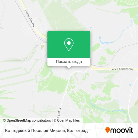Карта Коттеджеый Поселок Микоян