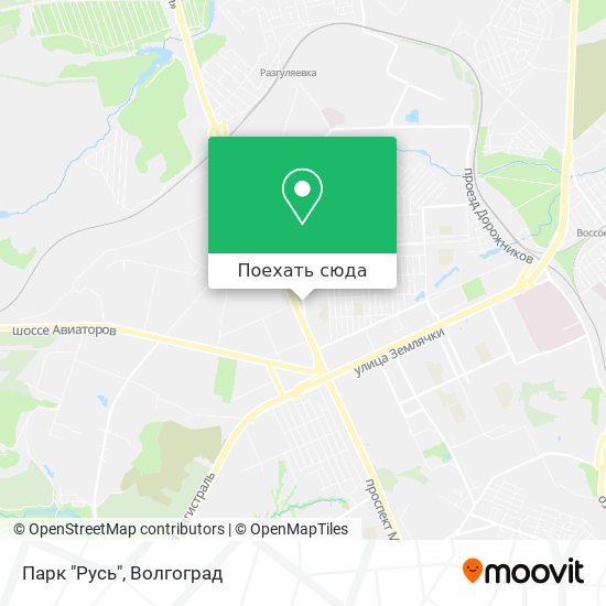 Карта Парк "Русь"