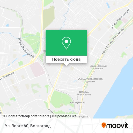 Карта Ул. Зорге 60