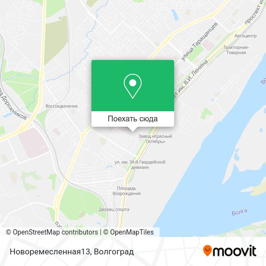 Карта Новоремесленная13