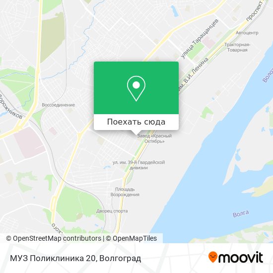 Карта МУЗ Поликлиника 20