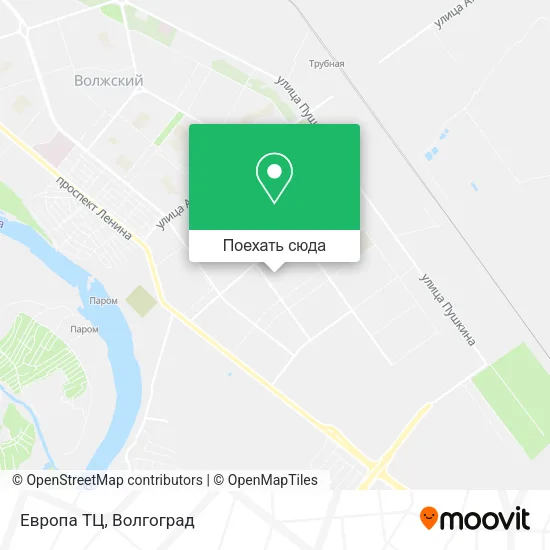 Карта Европа ТЦ