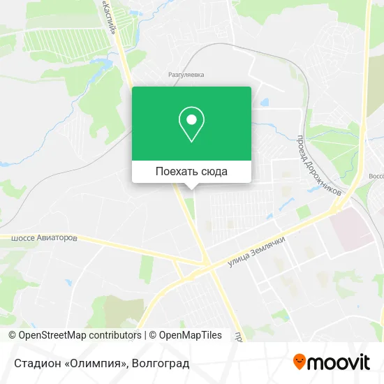 Карта Стадион «Олимпия»