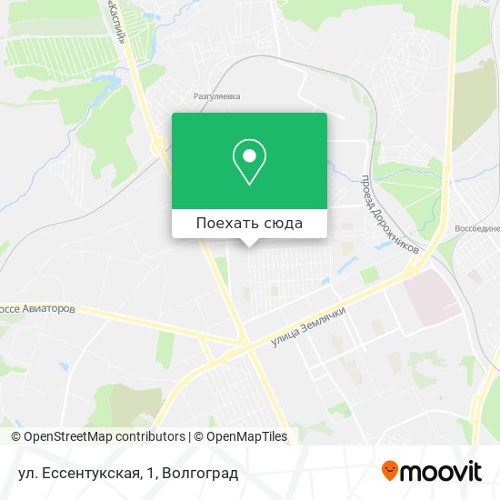 Карта ул. Ессентукская, 1
