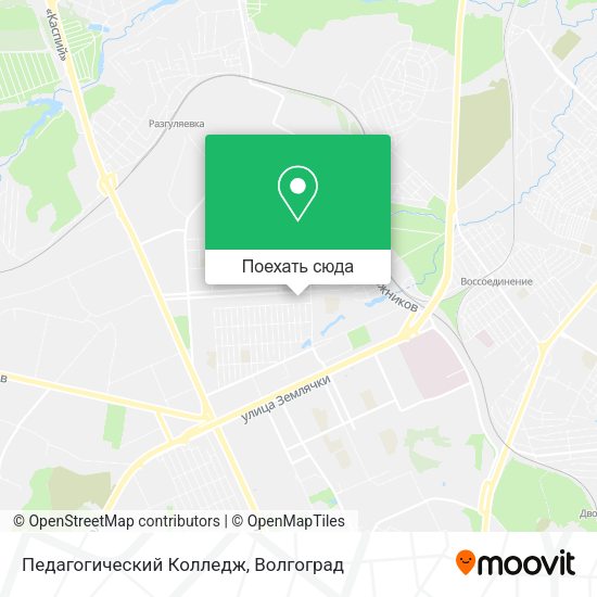 Карта Педагогический Колледж