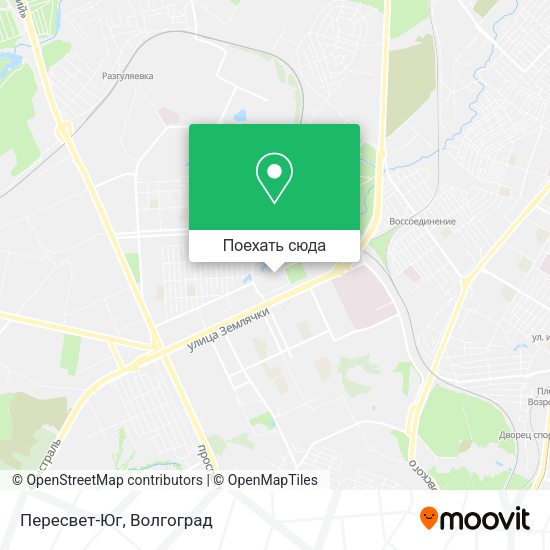 Карта Пересвет-Юг