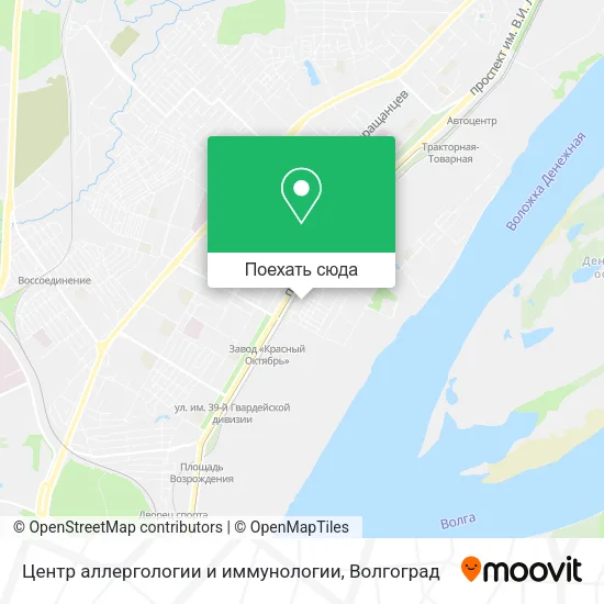Карта Центр аллергологии и иммунологии