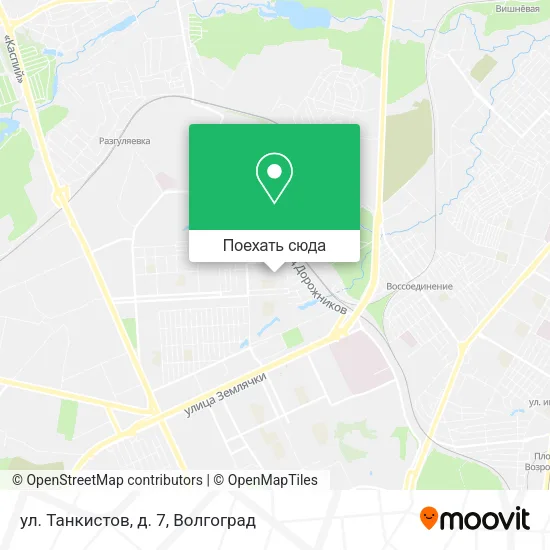 Карта ул. Танкистов, д. 7