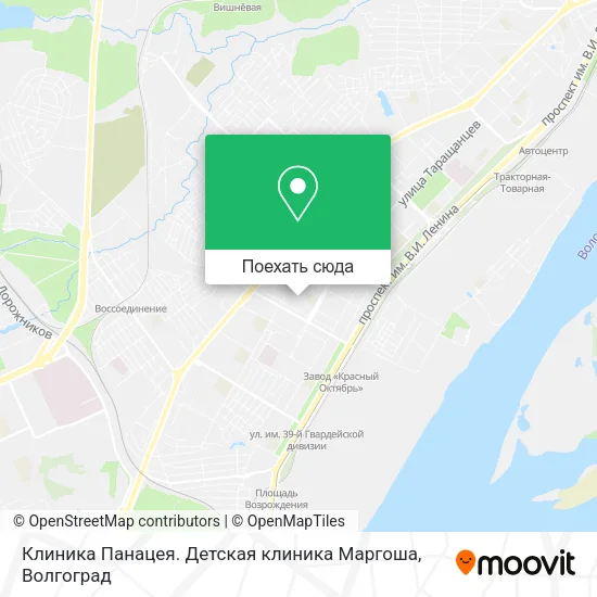 Карта Клиника Панацея. Детская клиника Маргоша