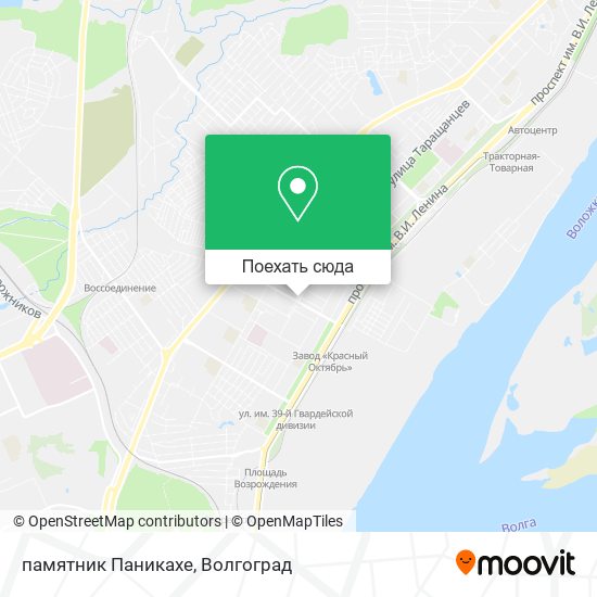 Карта памятник Паникахе