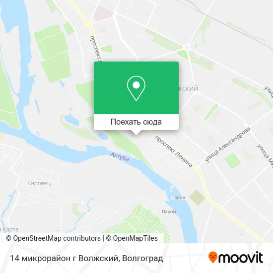 Карта 14 микрорайон г Волжский