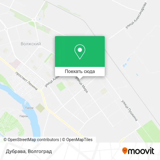 Карта Дубрава