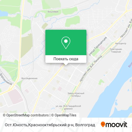 Карта Ост.Юность,Краснооктябрьский р-н