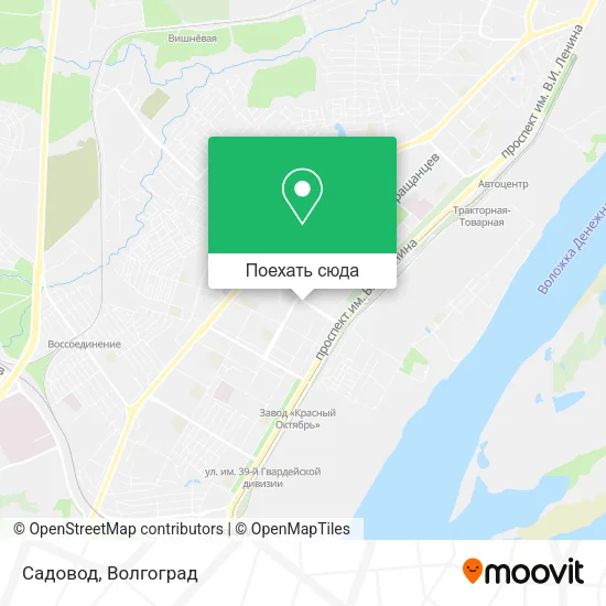 Карта Садовод