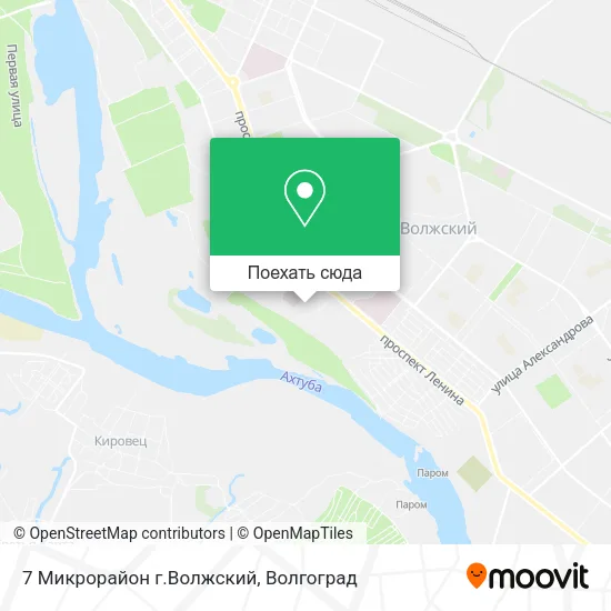 Карта 7 Микрорайон г.Волжский