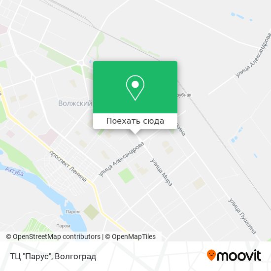 Карта ТЦ "Парус"