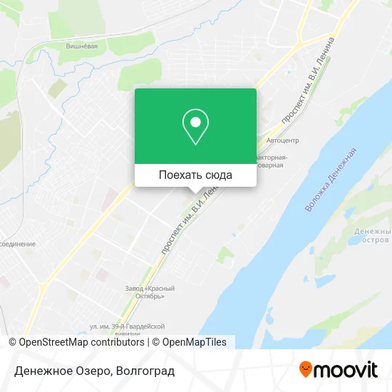 Карта Денежное Озеро