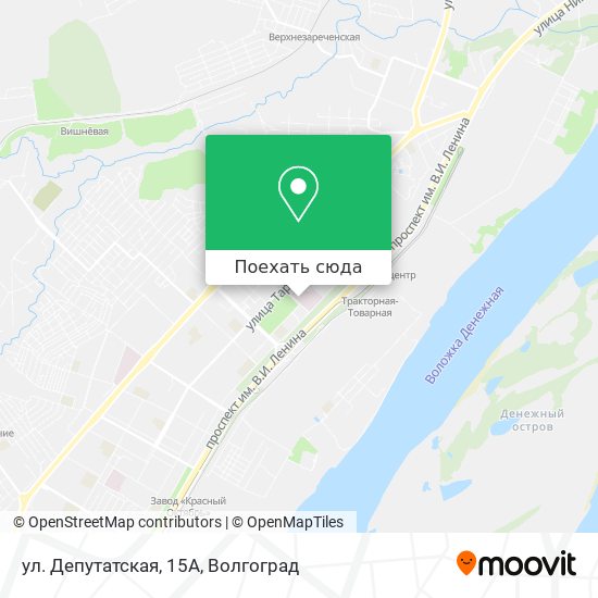 Карта ул. Депутатская, 15А
