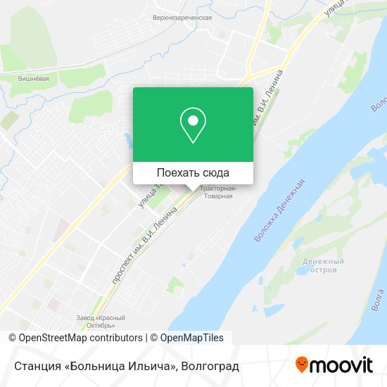 Карта Станция «Больница Ильича»