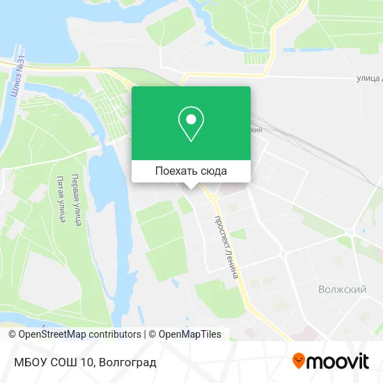 Карта МБОУ СОШ 10