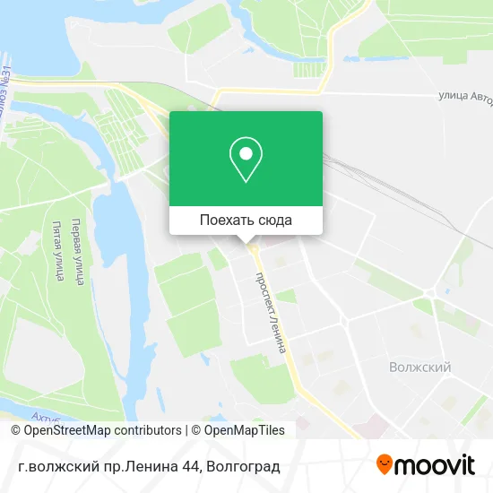 Карта г.волжский  пр.Ленина 44