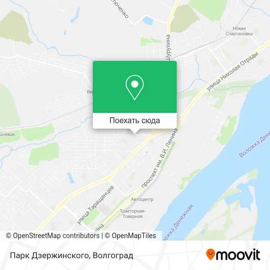 Карта Парк Дзержинского