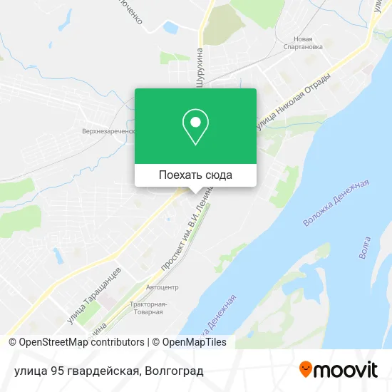 Карта улица 95 гвардейская
