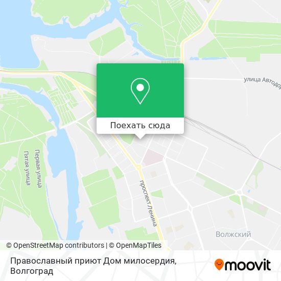 Карта Православный приют Дом милосердия