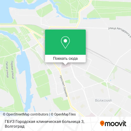 Карта ГБУЗ Городская клиническая больница 3