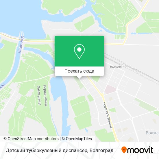 Карта Детский туберкулезный диспансер